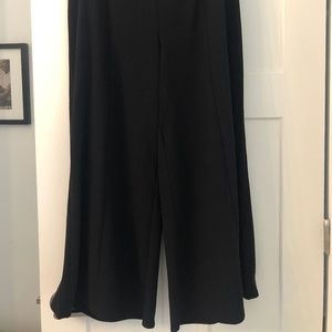 Who What Wear Mid-Rise Black Wide Leg Pants